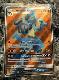 Nm full art pokemon lucario & melmetal gx card unbroken bonds set 224/214 sm tag. Lucario Gx Forbidden Light 122 131 Value 4 25 173 71 Mavin