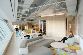 Two Sigma Collision Lab At Cornell Tech Wrns Studio Archinect In 2020 Modern Office Space Open Space Office Workplace Design