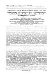 Paranoid and anxious after recent mass food poisoning incidents? Pdf Antimicrobial Activity Of Cell Free Supernatant Of Lactic Acid Bacteria Isolated From Fermented Durian Flesh Against Multiple Resistance S Salmonella Associated With Food Poisoning Cases In Malaysiaa Fajriah Salleh Academia Edu