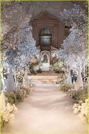 Selling Sunset S Christine Quinn Shares Photos From Her Wedding See Them Here White Wedding Decorations Wedding Wedding Decorations