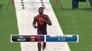 Long before dk metcalf ran down a speeding budda baker on a prime time stage, and before the ole miss wideout had jaws on the floor at the 2019 nfl combine, he'd spent years wowing folks around the university of mississippi. First Draft Ole Miss Wide Receiver D K Metcalf