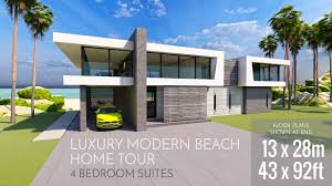 Minimalist beach house perched on a cliff in laguna beach. Modern Minimalist Beach House Design Mansion Tour W Plans Architecture Design Walk Through 43x92ft Youtube