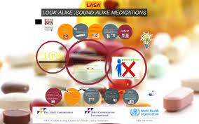 Thus, the probability for error due to confusing drug names is very high. Look Alike Sound Alike Medications By Ghali Ahmed