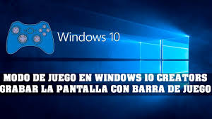 Como usuario de windows 10, tienes otro software que puedes usar para tu beneficio: Modo De Juego En Windows 10 Creators Grabar La Pantalla Con Barra De Juegos Youtube