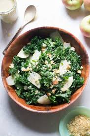 Apple And Massaged Kale Salad Sarcastic Cooking Recipe Massaged Kale Salad Seasonal Salad Massaged Kale