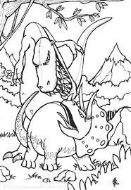 Die malvorlage hat das optimale format, um auf einer din a4 seite ausgedruckt werden zu können. Malvorlage Dinosaurier Kampf Kostenlose Ausmalbilder Zum Ausdrucken Bild 6443