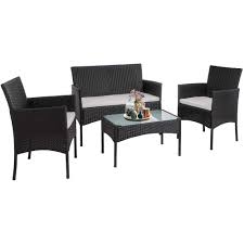 Check spelling or type a new query. Walsunny 4 Pieces Outdoor Patio Furniture Sets Rattan Chair Wicker Set Outdoor Indoor Use Backyard Porch Garden Poolside Balcony Furniture Black Buy Online In Bahamas At Bahamas Desertcart Com Productid 143064310