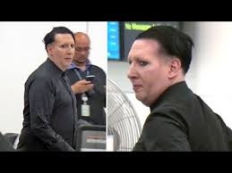 We are chaos out now! Marilyn Manson Not Looking Like Himself After Father S Death Youtube