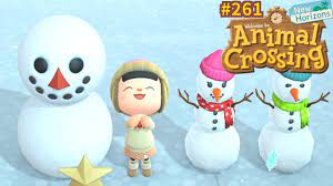 Comment faire un bonhomme de neige parfait ⛄️ Yétiti & Gros flocons ❄️ Animal  Crossing New Horizons - YouTube