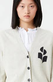 BYLYNNSHOP] 이자벨마랑 KARIN 카린 코튼 울혼방 브이넥 가디건 Isabel Marant Karin V-Neck  Cardigan