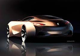 Peugeot Onyx Concept Design Sketch - Car Body Design Concept Cars Futuristic Cars Peugeot