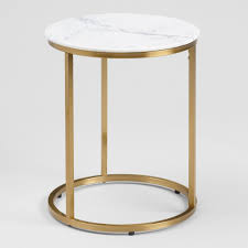 Round White Marble Milan Accent Table In 2020 White Marble Table Marble End Tables Round Accent Table