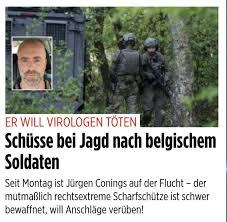 De belgische politie is sinds maandag op zoek naar de zwaarbewapende jurgen conings. Klopjacht Op Belgische Rambo Jurgen Conings Is Wereldnieuws Binnenland Hln Be