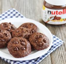 3 Ingredient Eggless Nutella Cookies Recipe Nutella Cookies Cookie Recipes Nutella