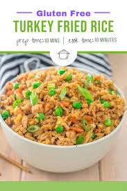 Gluten Free Ground Turkey Fried Rice Recipe Recipe Gluten Free Recipes For Dinner Gluten Free Recipes Easy Gluten Free Recipes Easy Dinner