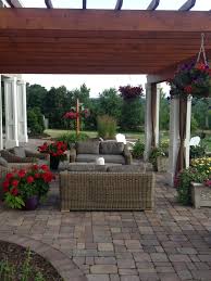 Pergola And Patio Pavers Patio Patio Design Patio Stones