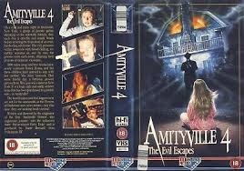 Amityville 4 Evil Escapes 1989 Supernatural Horror Large Ex Rental Vhs Ebay Horror Classic Horror Vhs