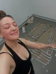 You know I love a behind the scenes moment: here I am; praying to the  Casting gods, blessing the moulds