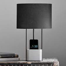This is a well designed contemporary table lamp, it is 21 high, good for bedroom or study desk. Triangular Base Table Lamp With Usb Teen Lamp Pottery Barn Teen