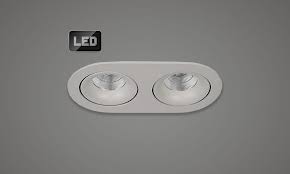 Jade – Double Adjustable Recessed Double LED Downlight – ada