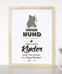 Kunstdruck Unser Hund Ist Harmlos Aber Unsere Kinder Sollte Man Immer Im Auge Behalten Drucken Kunstdruck Und Hunde