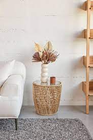 Catta Natural Side Table Home Interior Accessories At Home Furniture Store Trendy Home Decor