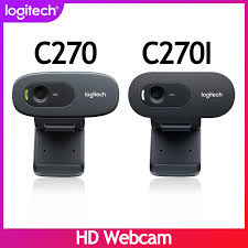 Windows 10 32 bit, windows 8.1 . New Original Logitech C270 C270i Hd Webcam 720p Hd Built In Microphone Web Camera Usb2 0 Free Drive Webcam For Pc Chat Camera Webcams Aliexpress