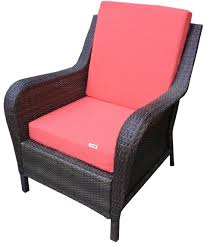 2 Pack Outdoor Patio Chair Deep Seat Washable Cushion Seat Pad 20 X 18 With Bonus 2 Covers Tangerine Tango Color Deep Seating Patio Chairs Outdoor Patio Chairs