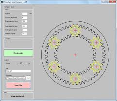 Planetary Gear Designer Planetary Gear Gears Cnc Software