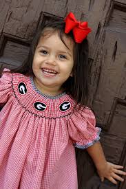 Every Little Bulldawg Gal Needs A Georgia Smocked Dress Smocked Baby Clothes Cute Baby Clothes Toddler Outfits