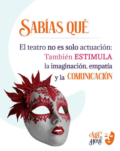 Sabías que el teatro es mucho más que actuar? 🎭 El teatro estimula la  imaginación, fortalece la empatía y mejora la comunicación. Es una forma de  expresión que nos permite explorar emociones,