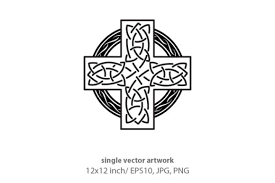 Download Celtic Cross Graphic By Biljanacvetanovic Creative Fabrica Yellowimages Mockups