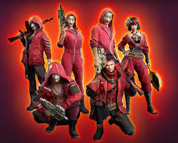 Free Fire X Casa De Papel In 2020 Superhero Character Fictional Characters