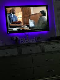 Bedroom dresser with tv mount. Mounted Tv Led Lighting Bedroom Led Room Lighting Tv Mounted