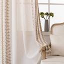 Amazon.com: Boho Curtains for Living Room Bedroom Cream Sheer ...