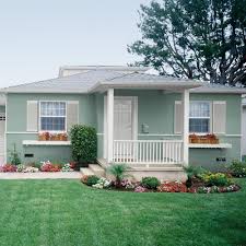 Behr Premium Plus 1 Gal S430 5 Longmeadow Flat Exterior Paint And Primer In One 440001 The Home Depot Exterior Paint Colors For House Brick Exterior House House Exterior