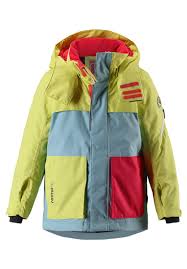 reimatec winter jacket reima rondane yellow