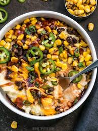 Loaded Mashed Potato Bowls Meal Prep Ready Budget Bytes Recipe Loaded Mashed Potatoes Vegetarian Recipes Recipes