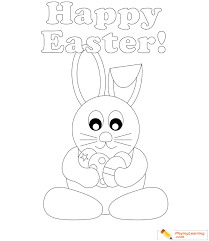 The easter bunny, also named as the easter rabbit, is an imaginative character, portrayed as a rabbit which brings easter eggs on the festival of easter. Easter Bunny Coloring Page 05 Free Easter Bunny Coloring Page