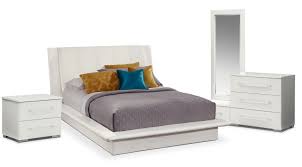Gloss Glamour The Dimora White Collection Brings All The Class Of Italian Style Furnishings Home To Yo White Bedroom Set Bedroom Set Upholstered Bedroom Set