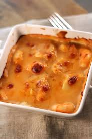 Gratin De Crevettes Et Cabillaud Sauce Aurore Delizioso Recette En 2020 Gratin Gratin De Poisson Recettes De Cuisine