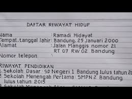 Check spelling or type a new query. Cara Membuat Daftar Riwayat Hidup Bisabo