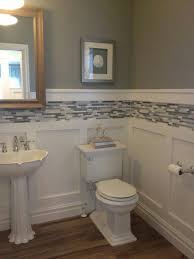 Board Batten Wainscoting With Tile Love It Bathroom Remodel Master Small Bathroom Remodel Bathrooms Remodel