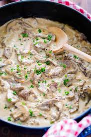 Classic Beef Stroganoff With Tender Strips Of Beef And Mushrooms In An Creamy Stroganoff Sauce Stroganoff Recipe Beef Stroganoff Easy Homemade Beef Stroganoff