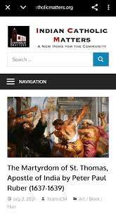 Was Saint Thomas persecuted in India ...