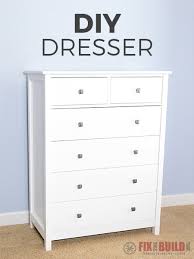 How to build a diy dresser aka chest of drawers. How To Build A Diy Dresser 6 Drawer Tall Dresser Fixthisbuildthat