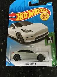 New 2019 Hot Wheels Tesla Model 3 1 5 Hw Green Speed Ebay Tesla Model Tesla Hot Wheels