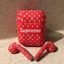 Supreme Airpods Apple Phone Case Airpod Case Apple Phone