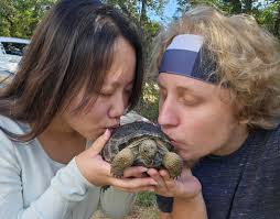 New to the group!😁 this is me & my boy Bartholomew the aldabra tort!