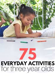 Book suggestions for earth day: 75 Everyday Activities For 3 Year Olds No Time For Flash Cards